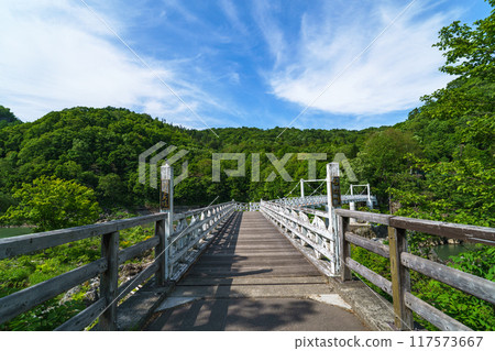 北海道旭川的旅遊勝地神威古丹/神大橋 北海道旭川的旅遊勝地神威古丹/神大橋 117573667