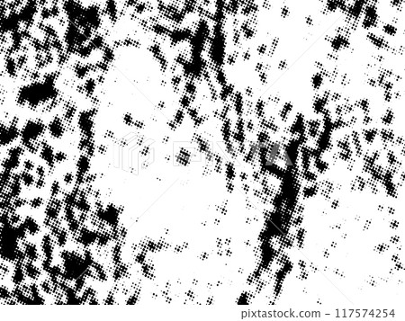 Black and white grunge. Distress overlay texture. Abstract surface dust and rough dirty wall background concept. Distress illustration simply place over object to create grunge effect. Vector EPS10. 117574254