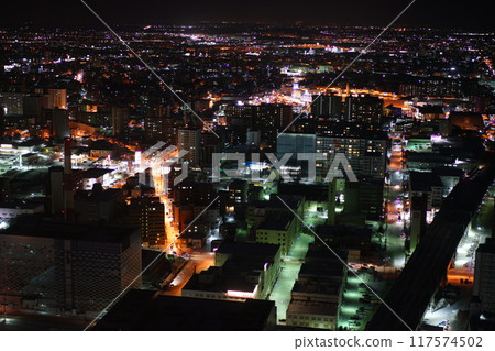 從札幌 JR 塔展望台欣賞冬季夜景 117574502