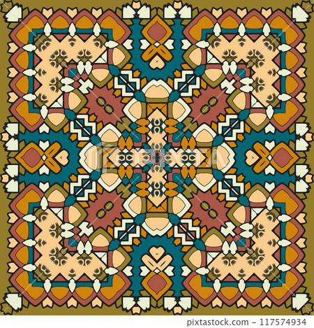 Flower Mandalas. Vintage decorative elements. Oriental pattern, vector illustration. Islam, Arabic, Indian, turkish pakistan chinese ottoman motifs Flower Mandalas. Vintage decorative elements. Oriental pattern, vector illustration. Islam, Arabic, Indian, turkish pakistan chinese ottoman motifs 117574934