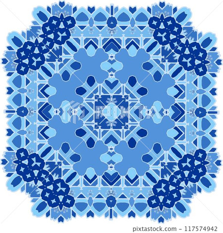 Flower Mandalas. Vintage decorative elements. Oriental pattern, vector illustration. Islam, Arabic, Indian, turkish pakistan chinese ottoman motifs Flower Mandalas. Vintage decorative elements. Oriental pattern, vector illustration. Islam, Arabic, Indian, turkish pakistan chinese ottoman motifs 117574942