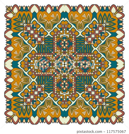 Flower Mandalas. Vintage decorative elements. Oriental pattern, vector illustration. Islam, Arabic, Indian, turkish pakistan chinese ottoman motifs Flower Mandalas. Vintage decorative elements. Oriental pattern, vector illustration. Islam, Arabic, Indian, turkish pakistan chinese ottoman motifs 117575067
