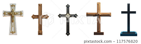 Set of various crosses 117576820