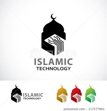 Islamic Technology Logo Design Template Islamic Technology Logo Design Template 117577963