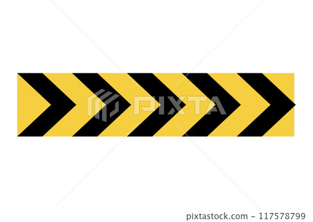 Danger warning board icon. Caution and dangerous area. Yellow sign for safety, hazard shock. Keep out caution warning and risk zone. Vector cartoon illustration 117578799