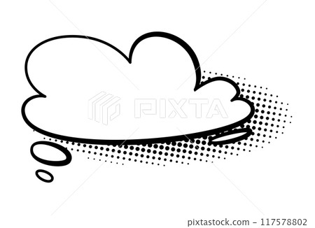 Comics book speech bubble. Speech balloon or cartoon design elements isolated on white background. Vector illustration Comics book speech bubble. Speech balloon or cartoon design elements isolated on white background. Vector illustration 117578802