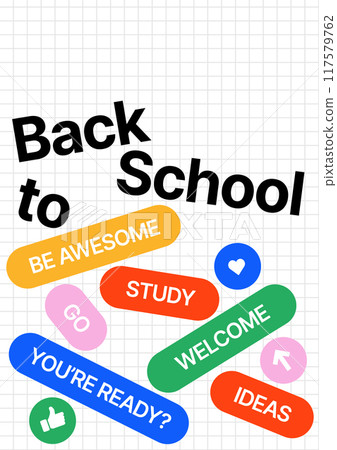 Design layout template for Back to school. Design layout template for Back to school. 117579762