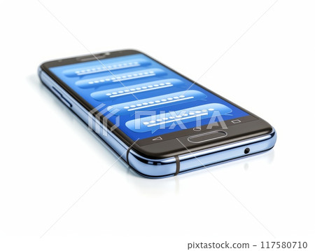 Chat Notification Popup on a Screen 117580710