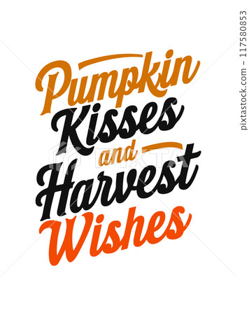 Fall autumn typography quotes templats 117580853