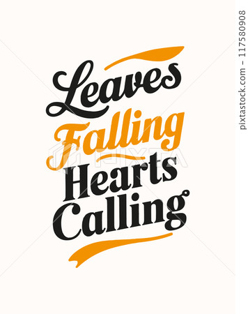 Fall autumn typography quotes templats Fall autumn typography quotes templats 117580908