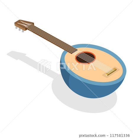 3D Isometric Flat Vector Set of Country Music, Cowboy Party. Item 3 3D Isometric Flat Vector Set of Country Music, Cowboy Party. Item 3 117581336