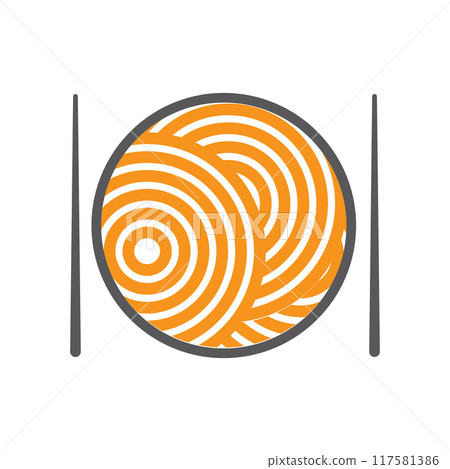 noodles logo design 117581386