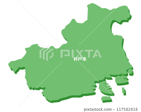 兵庫縣神戶市的形狀 117582818
