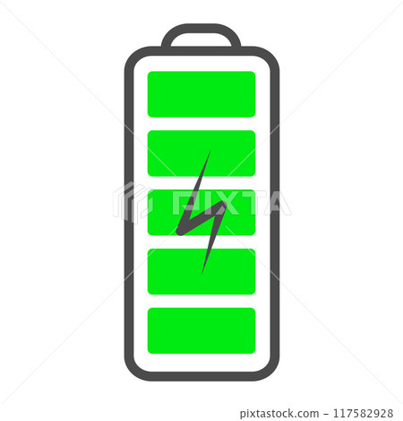 full battery icon vector, editable stroke, pixel perfect full battery icon vector, editable stroke, pixel perfect 117582928