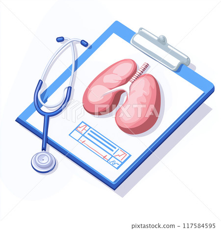 Medical image: Lung examination 117584595
