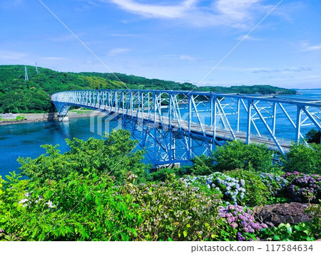 The Black Seto Bridge and the surrounding scenery The Black Seto Bridge and the surrounding scenery 117584634