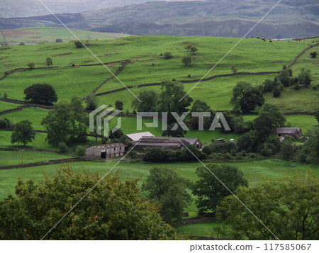 Scenery of the Lake District (Windermere) in England 117585067