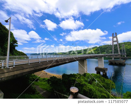 Ikarashi Bridge and surrounding scenery, Ikarashi Island, Nagashima Town, Izumi District, Kagoshima Prefecture 117585077