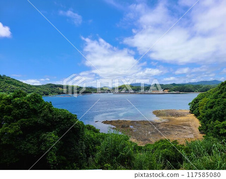 Ikarashi Bridge and surrounding scenery, Ikarashi Island, Nagashima Town, Izumi District, Kagoshima Prefecture 117585080