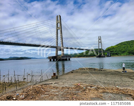 鹿兒島縣及泉郡長島町伊塔拉島伊塔拉大橋及週邊風景 鹿兒島縣及泉郡長島町伊塔拉島伊塔拉大橋及週邊風景 117585086