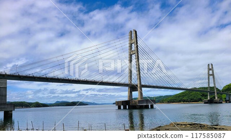 Ikarashi Bridge and surrounding scenery, Ikarashi Island, Nagashima Town, Izumi District, Kagoshima Prefecture 117585087