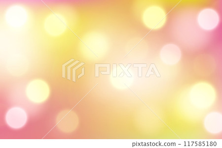 Golden Glow Bokeh. Warm Radiance in Soft Yellow Tones, Background decoration Golden Glow Bokeh. Warm Radiance in Soft Yellow Tones, Background decoration 117585180