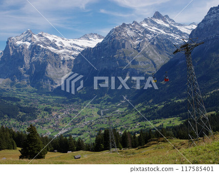 瑞士伯爾尼高地周圍的風景 瑞士伯爾尼高地周圍的風景 117585401