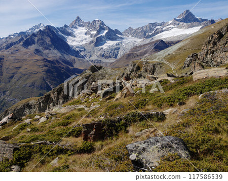Scenery around Zermatt, Switzerland Scenery around Zermatt, Switzerland 117586539