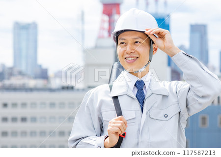 General contractor business male 117587213