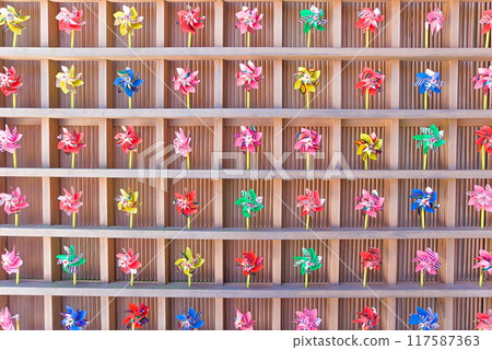 很多可愛的風車 117587363