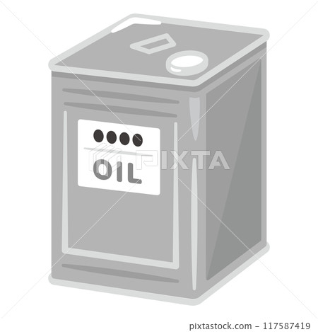 Oil in a 18 liter can 117587419