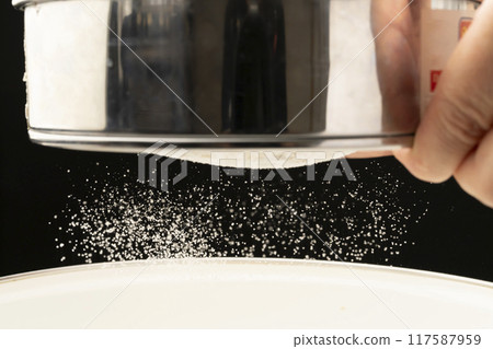 過篩麵粉 過篩麵粉 製作饅頭 117587959