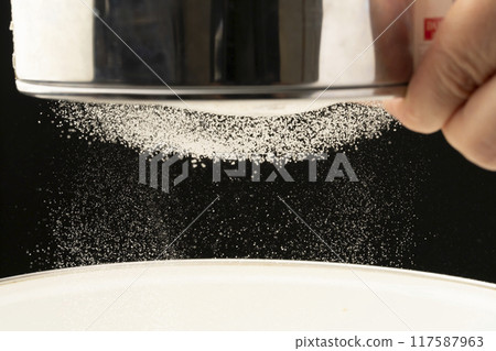 過篩麵粉 過篩麵粉 製作饅頭 117587963