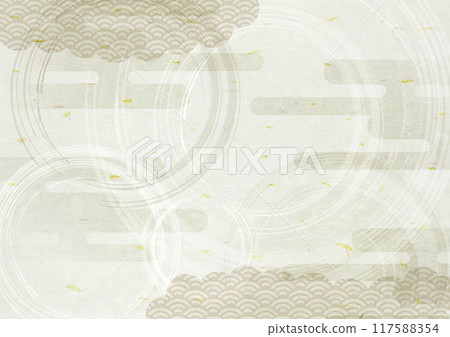 日本圖案與日本紙背景 117588354