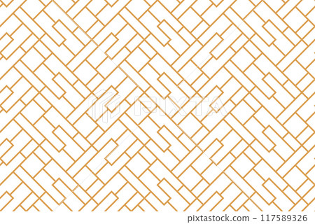 The geometric pattern with lines. Seamless vector background. White and golden texture. Graphic modern pattern. Simple lattice graphic design The geometric pattern with lines. Seamless vector background. White and golden texture. Graphic modern pattern. Simple lattice graphic design 117589326