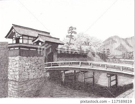 Matsushiro Castle Taiko Monza Bridge 117589819