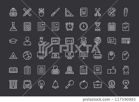 Education Icons 117590983