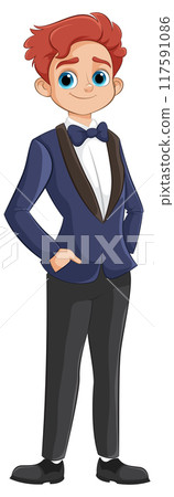 Young Man in Tuxedo Young Man in Tuxedo 117591086