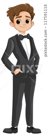 Young Man in Tuxedo Young Man in Tuxedo 117591118