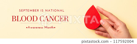 National blood donation month for cancer patients, the month of September. 117592004