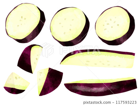 茄子各種切法圖解 茄子各種切法圖解 117593223