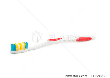 Tooth brush isolated on a white background 117593328