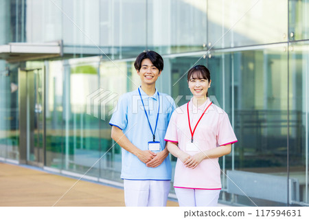 Men and women Nursing care welfare 117594631