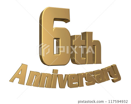 3DCG角色「6th Anniversary/6週年」金、金 117594932