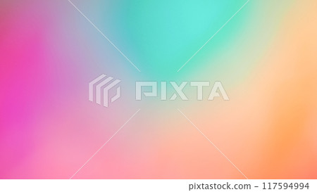 Colorful Gradient Abstract Background for Creative Design Projects (Orange, Pink, Green, Blue) 117594994