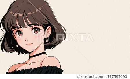 80s and 90s retro cute girls 80s and 90s retro cute girls 117595090