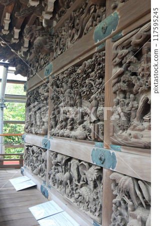 Taishaku Tensho Kyoji Temple Sculpture Gallery in the Taishakudo Hall Taishaku Tensho Kyoji Temple Sculpture Gallery in the Taishakudo Hall 117595245