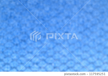 Background material with blurred effect made of washi paper (blue color) 117595251