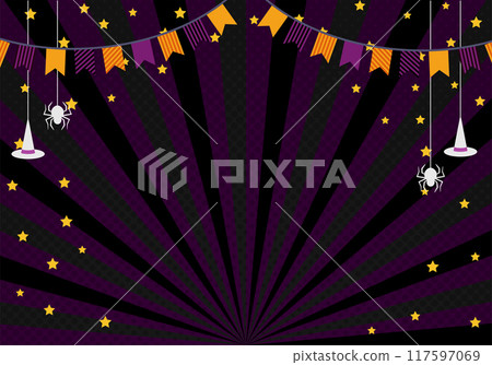 Halloween frame pop radiant background 9 of 5 117597069