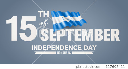 Honduras happy independence day greeting card, banner with template text vector illustration Honduras happy independence day greeting card, banner with template text vector illustration 117602411